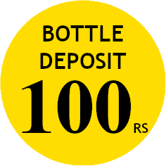 100 Rs Deposit Sticker